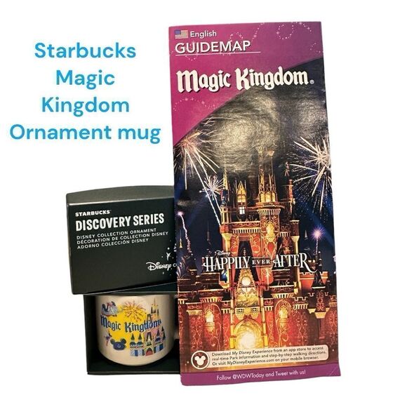 Starbucks Magic Kingdom Disney parks Discovery Series Mug ORNAMENT New